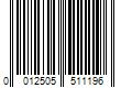 Barcode Image for UPC code 0012505511196