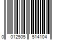 Barcode Image for UPC code 0012505514104