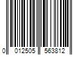 Barcode Image for UPC code 0012505563812