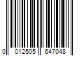 Barcode Image for UPC code 0012505647048