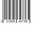 Barcode Image for UPC code 0012505647765