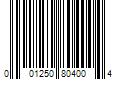 Barcode Image for UPC code 001250804004