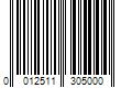 Barcode Image for UPC code 0012511305000