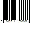 Barcode Image for UPC code 0012511600006