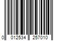 Barcode Image for UPC code 0012534257010