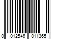 Barcode Image for UPC code 0012546011365