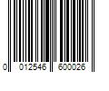 Barcode Image for UPC code 0012546600026