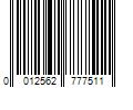 Barcode Image for UPC code 0012562777511