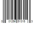 Barcode Image for UPC code 001256513153