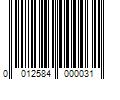 Barcode Image for UPC code 0012584000031