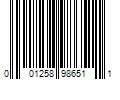 Barcode Image for UPC code 001258986511