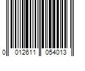 Barcode Image for UPC code 0012611054013