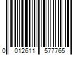 Barcode Image for UPC code 0012611577765