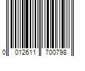 Barcode Image for UPC code 0012611700798