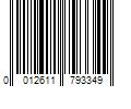 Barcode Image for UPC code 0012611793349