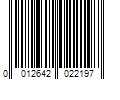 Barcode Image for UPC code 0012642022197