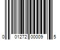 Barcode Image for UPC code 001272000095