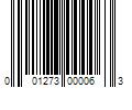 Barcode Image for UPC code 001273000063