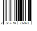 Barcode Image for UPC code 0012748942931