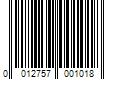 Barcode Image for UPC code 0012757001018