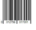 Barcode Image for UPC code 0012758017001