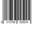 Barcode Image for UPC code 0012758025204