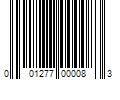 Barcode Image for UPC code 001277000083