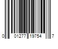 Barcode Image for UPC code 001277197547