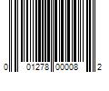 Barcode Image for UPC code 001278000082