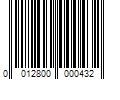 Barcode Image for UPC code 0012800000432