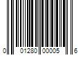 Barcode Image for UPC code 001280000056