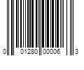 Barcode Image for UPC code 001280000063