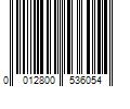 Barcode Image for UPC code 0012800536054