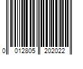 Barcode Image for UPC code 0012805202022