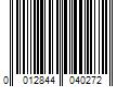 Barcode Image for UPC code 0012844040272