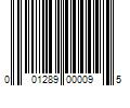 Barcode Image for UPC code 001289000095