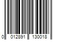 Barcode Image for UPC code 0012891130018