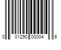 Barcode Image for UPC code 001290000046