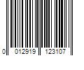 Barcode Image for UPC code 0012919123107