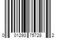 Barcode Image for UPC code 001293757282