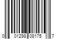 Barcode Image for UPC code 001298081757