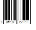 Barcode Image for UPC code 0012993221010