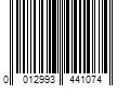 Barcode Image for UPC code 0012993441074