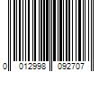 Barcode Image for UPC code 0012998092707