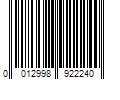 Barcode Image for UPC code 0012998922240