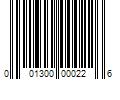 Barcode Image for UPC code 001300000226