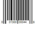 Barcode Image for UPC code 001300000448