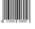 Barcode Image for UPC code 0013000006057