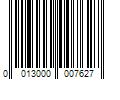 Barcode Image for UPC code 0013000007627