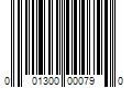 Barcode Image for UPC code 001300000790